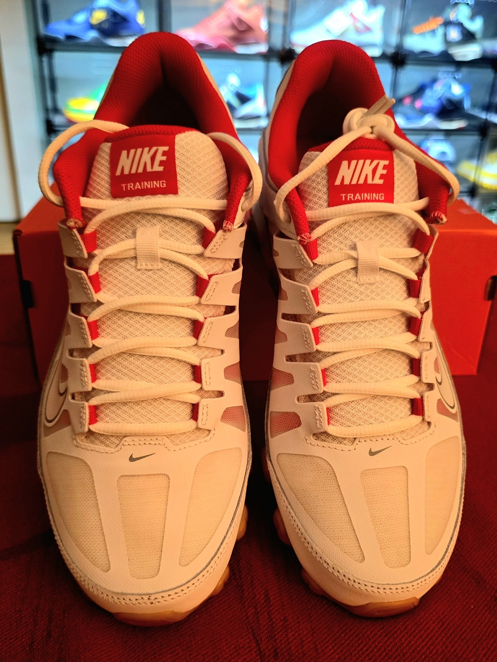 Nike Training Men’s White & Red Cross-Training Shoes